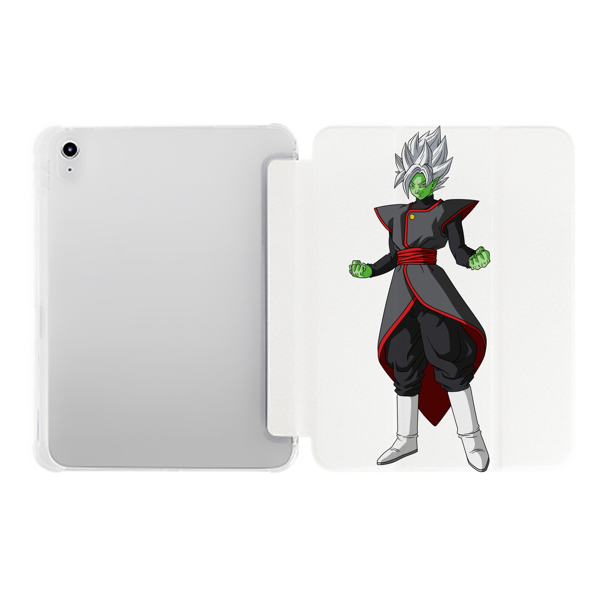 （画像用） ドラゴンボール ベジット DRAGON BALL Vegetto IPad ケース ペン収納付き 三つ折りスタンド PUレザー×シリコン 対応機種9.5/10.5/10.9インチ